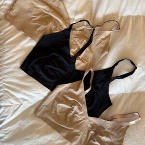 True & Co Everybody Women's Bra, Adjustable Strap Triangle, size XL, Set of 3!